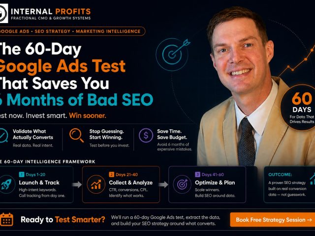 Google Ads SEO Strategy: 60-Day Test That Saves 6 Months