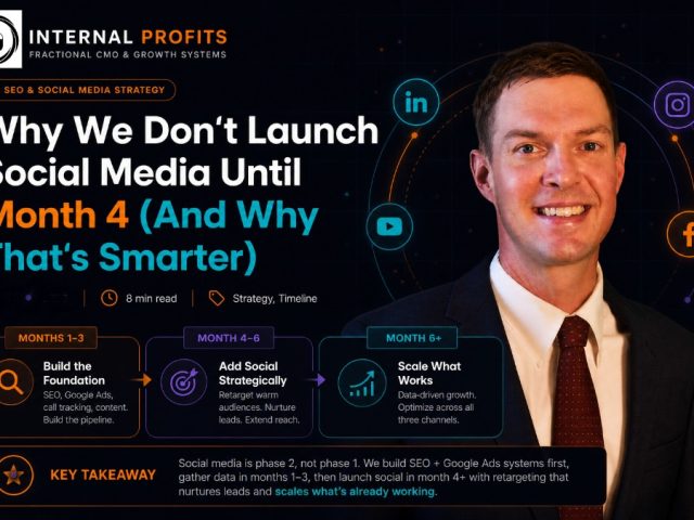 Why We Don’t Launch Social Media Until Month 4 (And Why That’s Smarter)