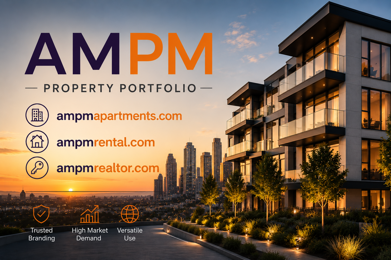 AMPM Property Portfolio brand package