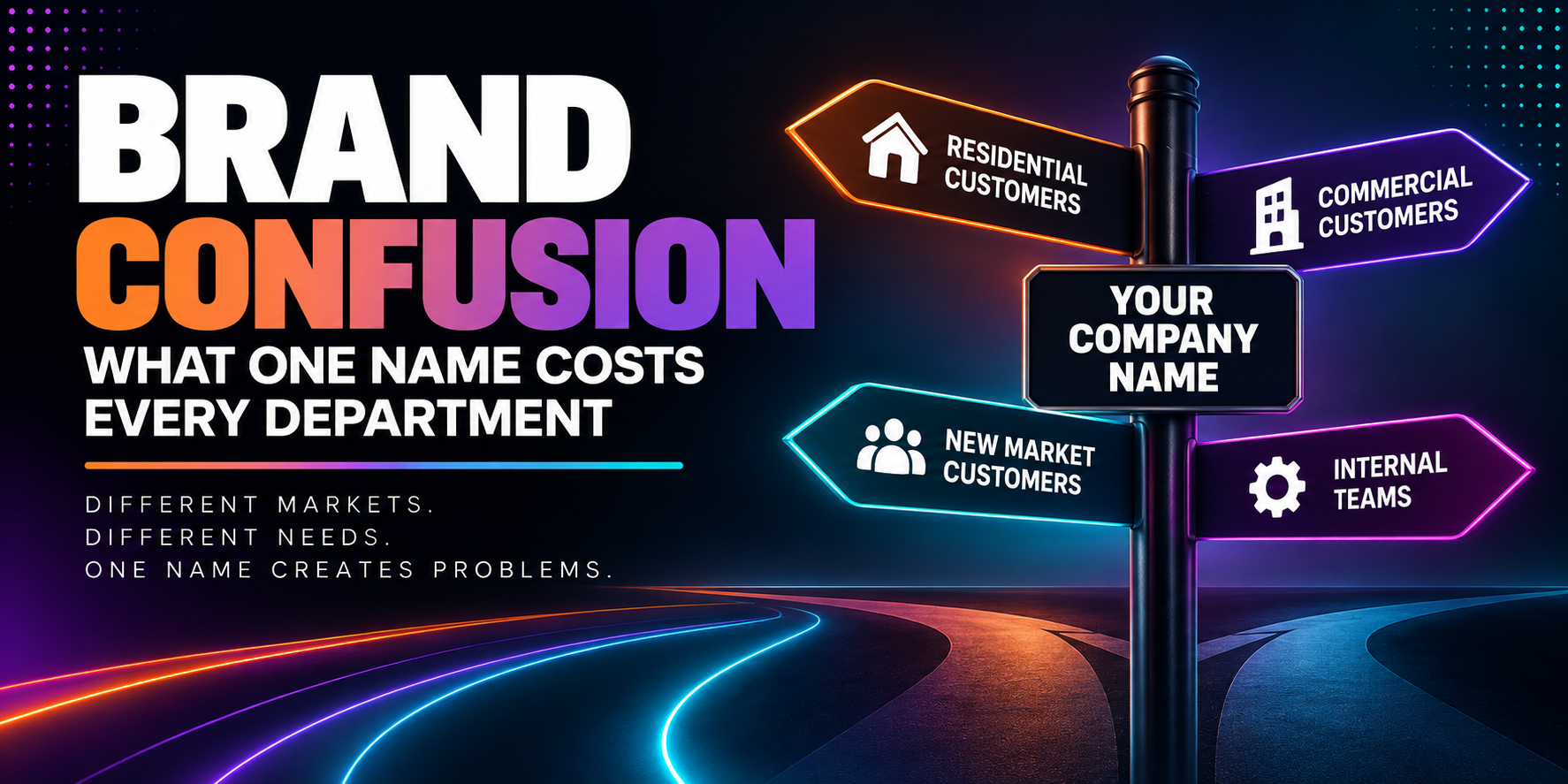 Brand Confusion When Your Company Outgrows Its Name - Top Thumbnail Photo - Blog by Internal Profits Branding and Digital Marketing Experts