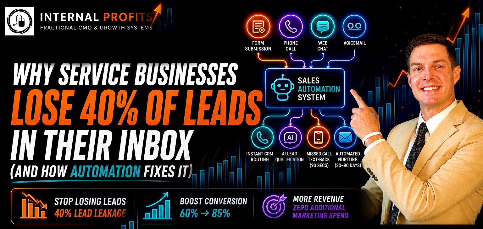 Patrick Menzel sales automation and CRM strategist Phoenix Arizona specializing in lead management systems for service businesses